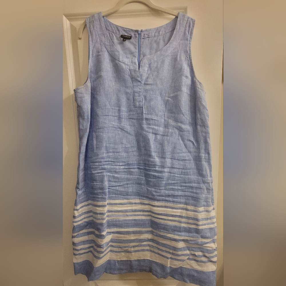 Talbots Blue Sleeveless Dress